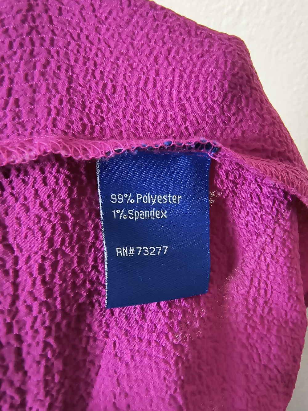 Apt. 9 XL Fuchsia One-Shoulder Top - Picture 8 of 11